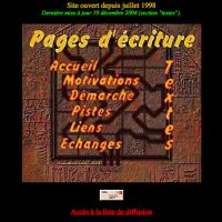 Pages d'écriture